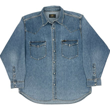  Lee Denim Shirt - Large - Blue Denim