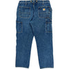 Carhartt Relaxed Fit Utility Logger Jeans - 38W 30L - Blue Cotton Blend