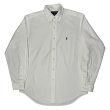  Yarmouth Ralph Lauren Collared Shirt - Medium White Cotton