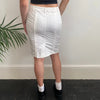 Vintage white Versace Mini Skirt - womens 28" waist