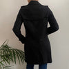 Vintage black Burberry London Trench Coat - womens medium