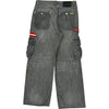 Hip Hop Cavi Cargo Jeans - 30W 28L - Grey Cotton