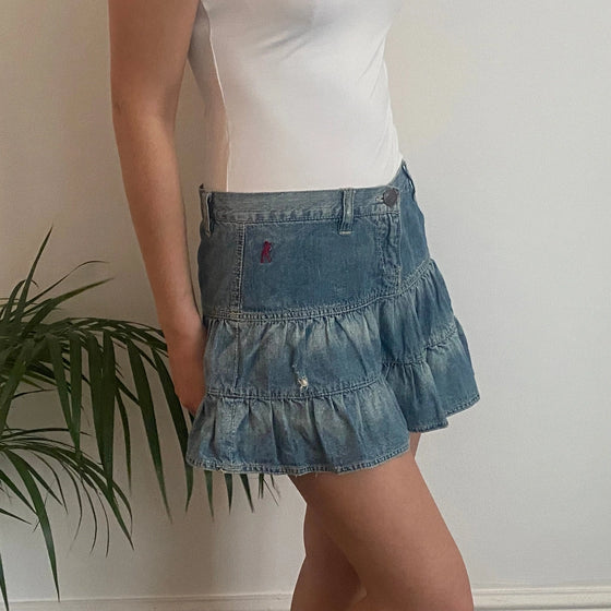 Vintage blue Terranova Denim Skirt - womens 31" waist