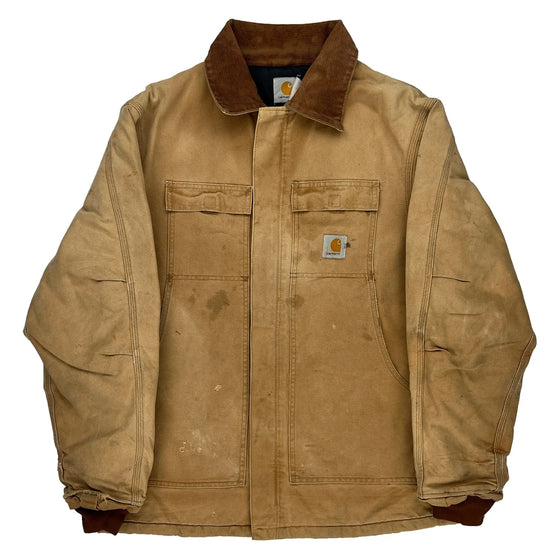 Workwear Carhartt Cargo Jacket - 3XL Beige Cotton