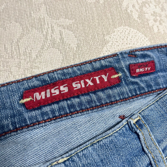 Vintage blue Miss Sixty Jeans - womens 33" waist