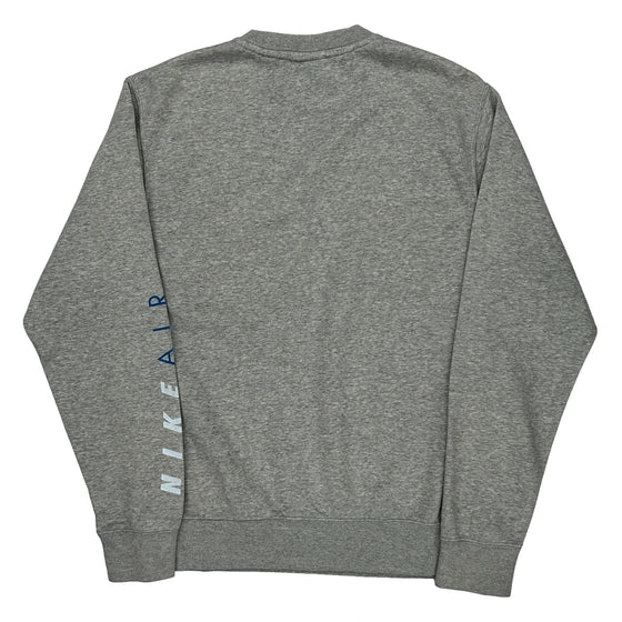 Nike Air Nike Graphic Sweatshirt - Small Grey Cotton Blend