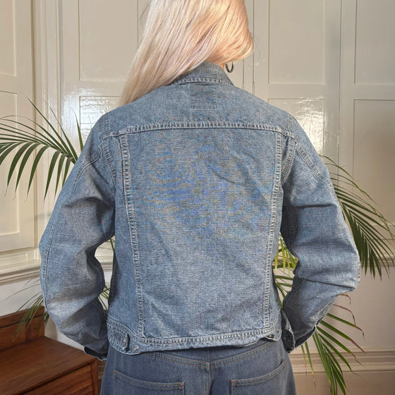 Vintage blue Think Pink Denim Jacket - womens medium