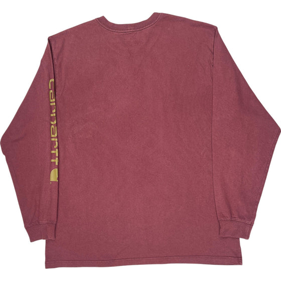 Carhartt Loose Fit Sweatshirt - XL - Red Cotton