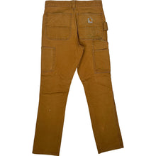  Carhartt Straight Fit Trousers - 30W 32L - Brown Cotton