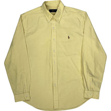  Ralph Lauren Long Sleeve Shirt - Large - Yellow Cotton