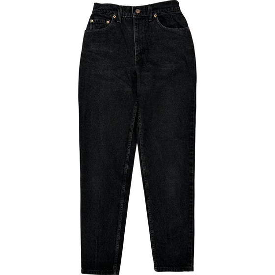 Levis 531 Relaxed Fit Tapered Leg Jeans - 26W 32L - Black Cotton