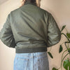 Vintage khaki Carrera Bomber Jacket - womens small