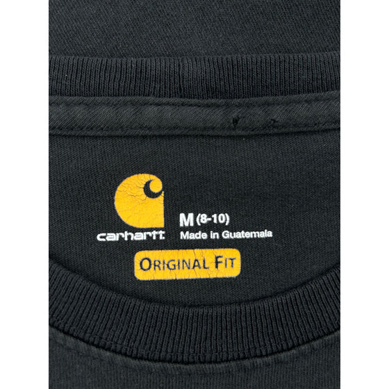 Carhartt Long Sleeve T-Shirt - Medium - Black Cotton