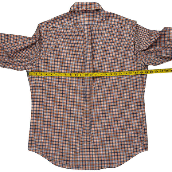 Ralph Lauren Checkered Shirt - Large - Orange Cotton