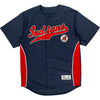 Indians Baseball Jersey - Large - Navy Polyester