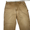 Carhartt B11 Dungarees Trousers - 32W 30L - Brown Cotton