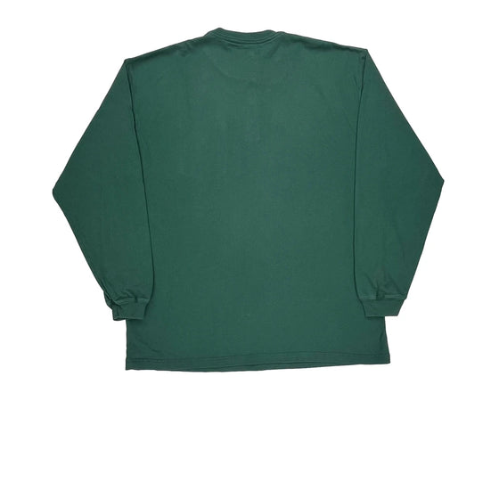 Carhartt Long Sleeve T-Shirt - XL Green Cotton