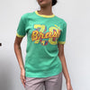 Vintage green Brazil Puma T-Shirt - womens large