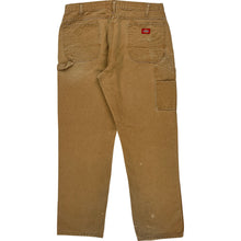  Dickies Work Pants - 36W 32L - Brown Cotton