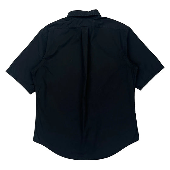 Ralph Lauren Short Sleeve Shirt - Large Black Cotton