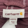 Carhartt Checked Shirt - Medium Burgundy Cotton