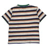 Striped Guess Graphic T-Shirt - Large Multicoloured Cotton