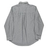 Chaps Ralph Lauren Checked Shirt - Medium White Cotton