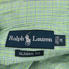 Polo Logo Ralph Lauren Checked Shirt - Medium Green Cotton