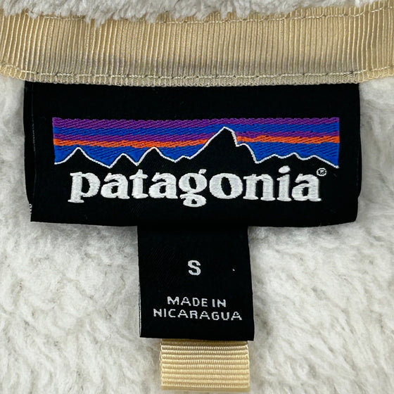 Patagonia Fleece - Small Cream Polyester