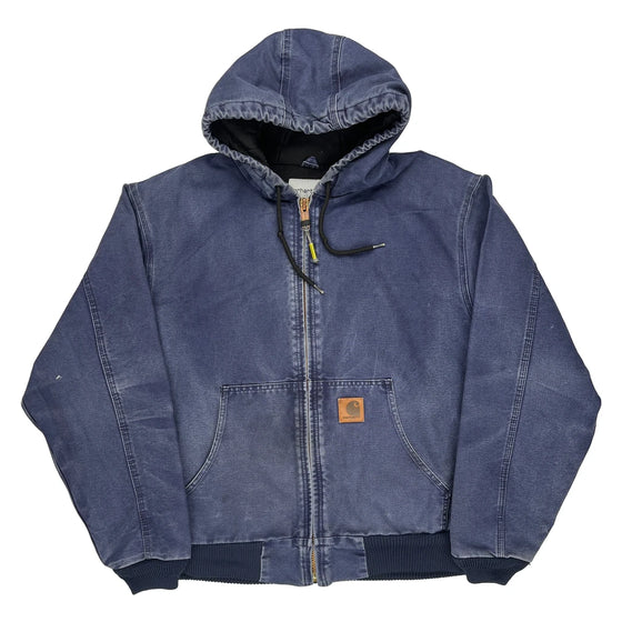 Carhartt Oversized Jacket - XL Blue Cotton