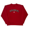 Arkansas Adidas Sweatshirt - Medium Red Cotton