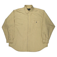  Ralph Lauren Collared Shirt - 2XL Yellow Cotton