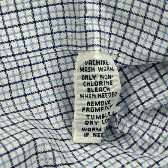 Ralph Lauren Checked Shirt - 2XL Blue Cotton