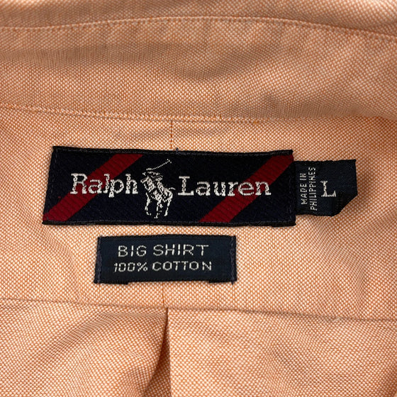 Ralph Lauren Shirt - Large Beige Cotton