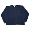 Nike Sweatshirt - 2XL Blue Cotton Blend