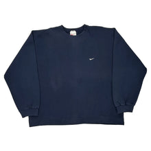  Nike Sweatshirt - 2XL Blue Cotton Blend