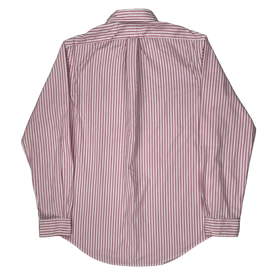 Ralph Lauren Striped Shirt - Medium Pink Cotton