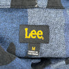 Lee Camo Shirt - Medium Blue Cotton Blend