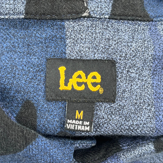 Lee Camo Shirt - Medium Blue Cotton Blend