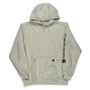 Loose Fit Carhartt Oversized Hoodie - XL Cream Cotton Blend