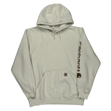  Loose Fit Carhartt Oversized Hoodie - XL Cream Cotton Blend