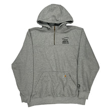  Aviation Service Inc. Carhartt Graphic Hoodie - 2XL Grey Cotton Blend