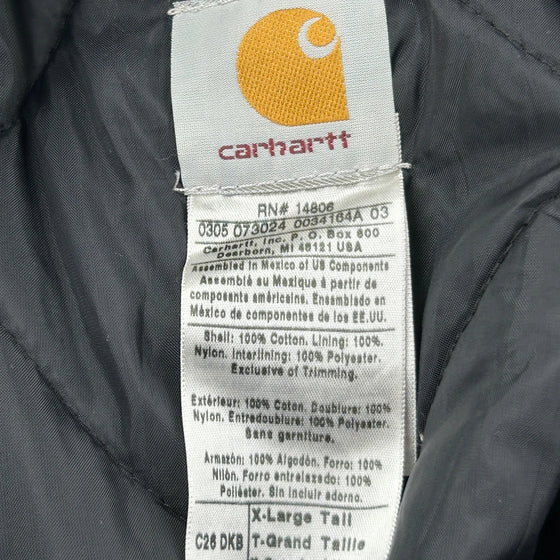 Carhartt Tall Jacket - XL Brown Cotton