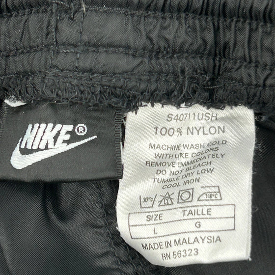 Nike Tracksuit - Large Black Nylon