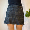 Vintage black Extyn Denim Skirt - womens 32" waist