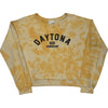 NASCAR Daytona 500 Tie-Dye Sweatshirt - Large - Yellow Cotton