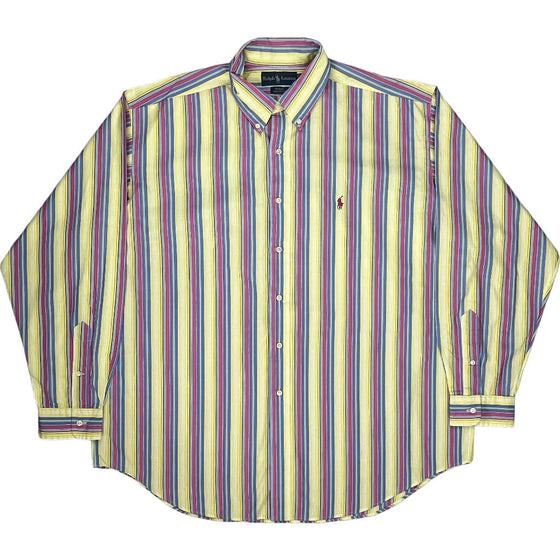 Ralph Lauren Blake Striped Shirt - XL - Multicoloured Cotton