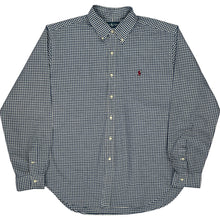  Ralph Lauren Classic Fit Check Shirt - XL - Blue Cotton