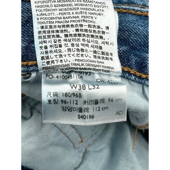 Levis 501 Jeans - 38W 31L - Blue Cotton