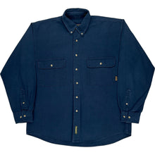  Timberland Weathergear Shirt - Medium - Navy Cotton